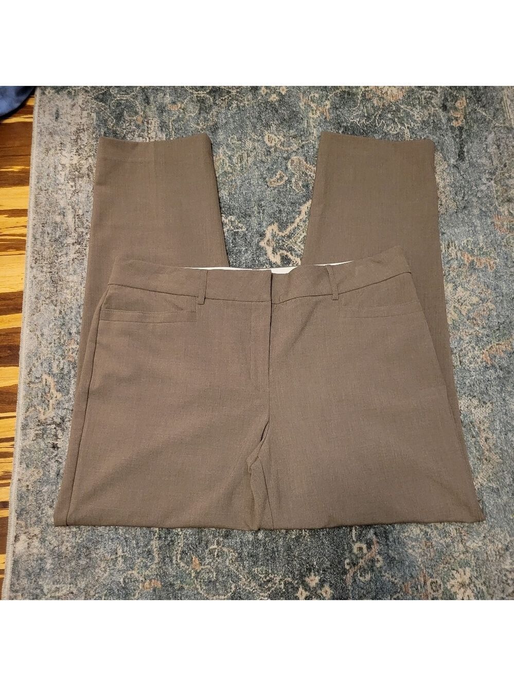 Kim Rogers Elegant Taupe Dress Pants Size 16 Look New